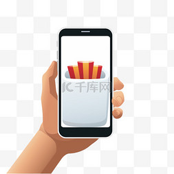 拿的手机图片_拿着屏幕上有AMG娱乐应用程序的手