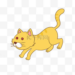 猫橘猫图片_手绘卡通猫咪宠物免抠元素