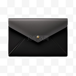 数字3黑图片_信封包3d黑包免扣元素装饰素材