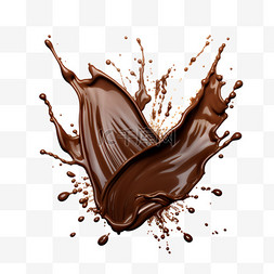 巧克力免扣图片_巧克力ai绘画液体免扣元素装饰素
