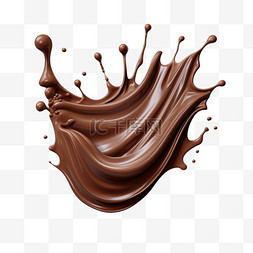 巧克力特别液体免扣元素装饰素材