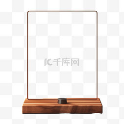 金属桌面立牌图片_立牌3d透明免扣元素装饰素材