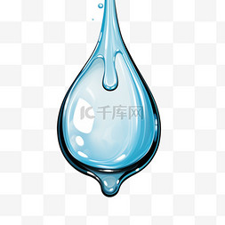 水滴3d免抠立体元素