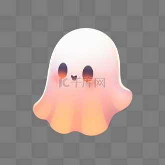 3d立体卡通万圣节可爱幽灵15