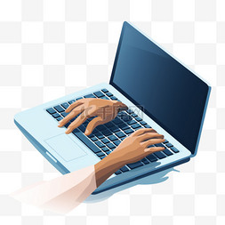 盲文打字机图片_一个人正在电脑键盘上打字