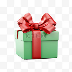 克莱因蓝盒子图片_圣诞节礼物3d免抠礼盒元素