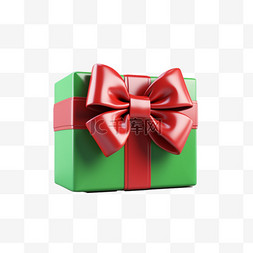 圣诞节礼盒礼物3d免抠元素