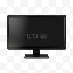 桌上的平板图片_黑色木桌上的黑色平板电脑显示器