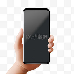 三星手机图片_手持黑色三星Android智能手机的人