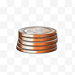 一枚硬币图片_桌子上一枚硬币的特写