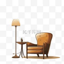 放在椅子图片_放在房间椅子上的灯