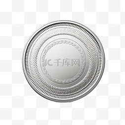桌子上一枚硬币的特写