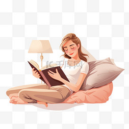 床上用品花纹图片_躺在床上拿着一本书的人