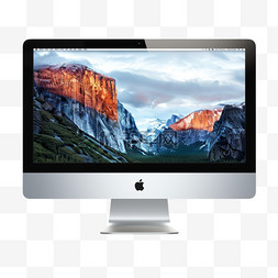 白色imac图片_白色办公桌上的银色iMac