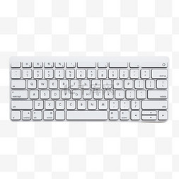 白色键盘背景图片_白色背景的黑色键盘