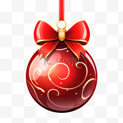 白色圆球图片_装饰圆球3d圣诞节免抠元素