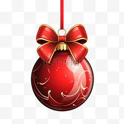 圣诞节装饰3d免抠元素圆球