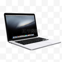 苹果自带键盘图片_一台放在黑色键盘上的苹果笔记本