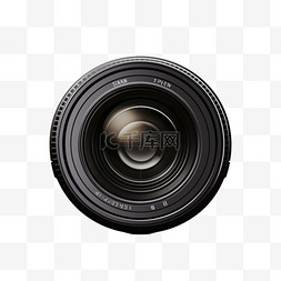 相机镜头png图片_桌子上的黑色相机镜头