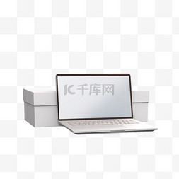 一台放在白色桌子上的笔记本电脑