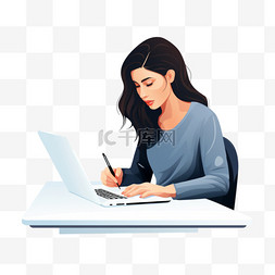 在平板电脑上绘图的女人