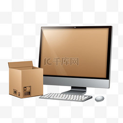 计算机键盘图片_一种计算机显示器和键盘