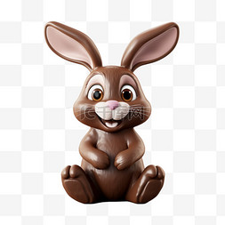 兔子玩具雕塑元素立体免扣图案