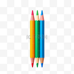 铅笔彩色铅笔图片_教育用彩色铅笔学习符号