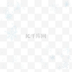 透明雪花png图片_雪暴雪真实叠加背景。雪花在透明
