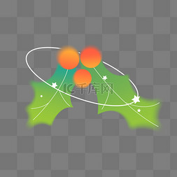 中空的浆果图片_弥散风圣诞浆果圣诞节