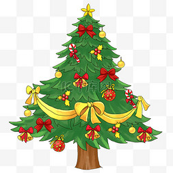 圣诞快乐快乐图片_圣诞节装饰圣诞树