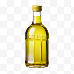 装饰油瓶图片_油瓶植物黄色元素立体免扣图案