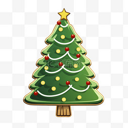 圣诞树扁平化图片_扁平化水彩彩色蜡笔画圣诞树免抠