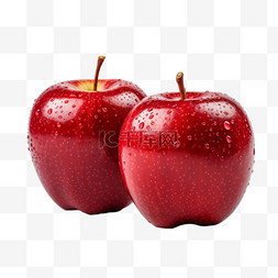 苹果平安夜平安夜两个苹果实拍照