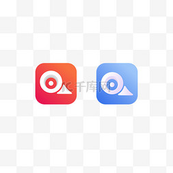 简约小图形图片_APP小程序LOGO启动图标