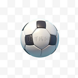 足球免扣PNG图片_足球纹理运动元素立体免扣图案