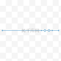 点线菱形网格图片_简约点线蓝色分割线
