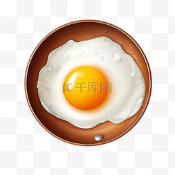 鸡蛋煎图片_鸡蛋煎锅图形元素立体免扣图案