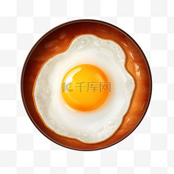 鸡蛋煎图片_鸡蛋煎锅ai元素立体免扣图案