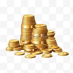 金币富豪图片_一套货币和硬币元素