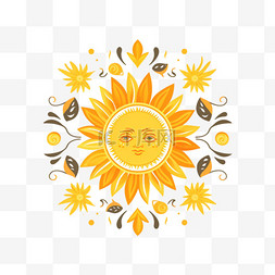 企业标识图片_Boho Sun标志设计
