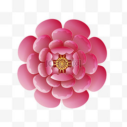 中国风图片_国风剪纸花朵春节新年装饰元素