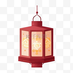 中国风新年春节红色灯笼