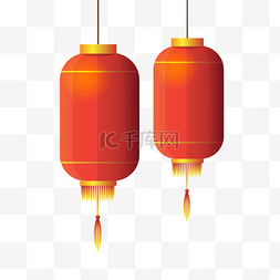 鎏金灯笼红色喜庆中式新年春节元
