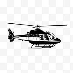 素材直升机图标元素立体免扣图案