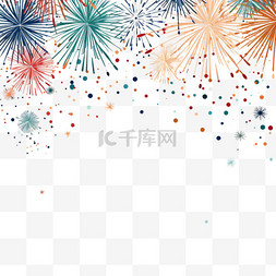 秀图片_烟花和圣诞主题庆祝晚会2022新年