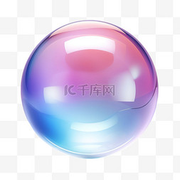 合成球图片_合成彩色水晶球元素立体免扣图案