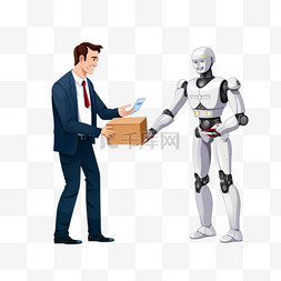 协议元素图片_机器人和人的工作协议
