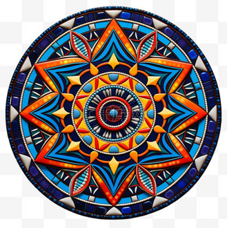 ai绘画缤纷圆圈元素立体免抠图案