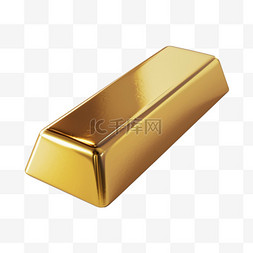 十一黄金周由图片_3D金条金块黄金PNG素材